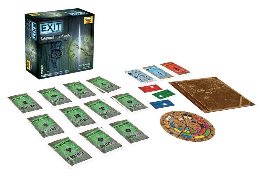 Настольная игра EXIT Квест. Заброшенный дом. Компания Звезда - фото 2 - id-p100135208