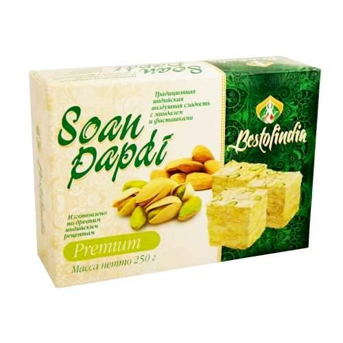 Соан Папди Премиум (Bestofindia Soan Papdi Premium), 250г - воздушная индийская халва