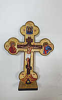 Крест на подставке православный 20см