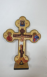 Крест на подставке православный 20см