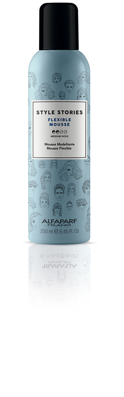 Мусс для волос средней фиксации ALFAPARF Style Stories Flexible Mousse, 250 мл
