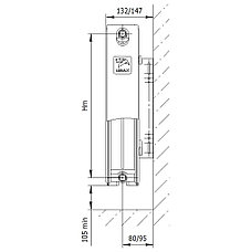 Радиатор отопления Lemax Valve Compact 22х500х2000, фото 3