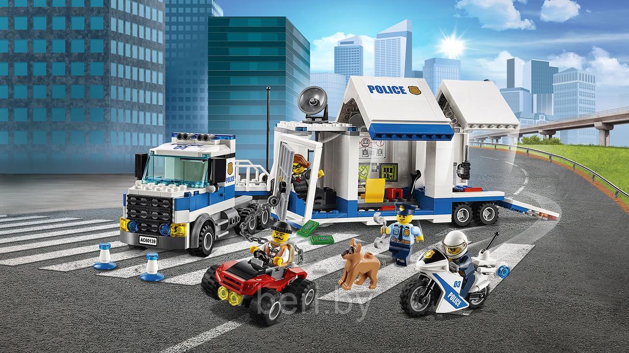 10657 Конструктор Bela Cities "Мобильный командный центр" 398 деталей, аналог Lego City 60139 - фото 4 - id-p100230197