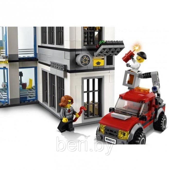 10660 Конструктор Bela Cities "Большой полицейский участок", 936 деталей, аналог Lego City 60141 - фото 5 - id-p100230209