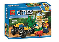 10707 Конструктор Bela Cities "Перевозчик Песчаного Багги", 60 деталей аналог Lego City 60156