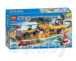 10753 Конструктор Bela Cities Внедорожник 4х4 команды быстрого реагирования 367 деталей аналог Lego City 60165