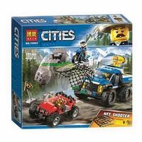 10862 Конструктор Bela Cities "Погоня по грунтовой дороге" 315 деталей, аналог Lego City 60172