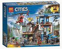 10865 Конструктор Bela Cities "Полицейский участок в горах" 705 деталей, аналог Lego City 60174