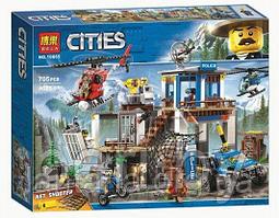 10865 Конструктор Bela Cities "Полицейский участок в горах" 705 деталей, аналог Lego City 60174