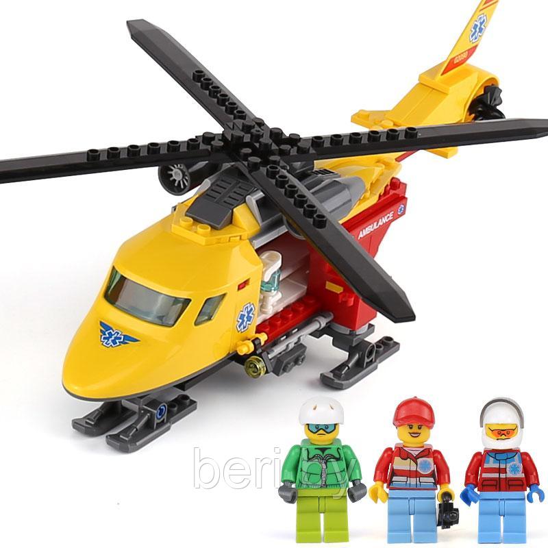 10868 Конструктор Bela Cities "Вертолет скорой помощи" 208 деталей, аналог Lego City 60179 - фото 5 - id-p100237007