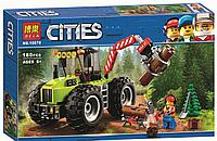 10870 Конструктор Bela Cities "Лесной трактор" 180 деталей, аналог Lego City 60181