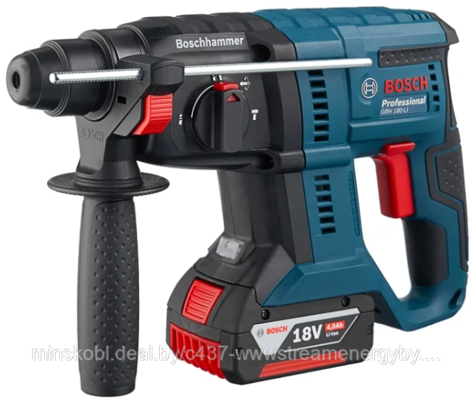 Перфоратор Bosch GBH 180-LI Professional (с 2-мя АКБ)