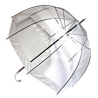 Зонт прозрачный с белой каемкой