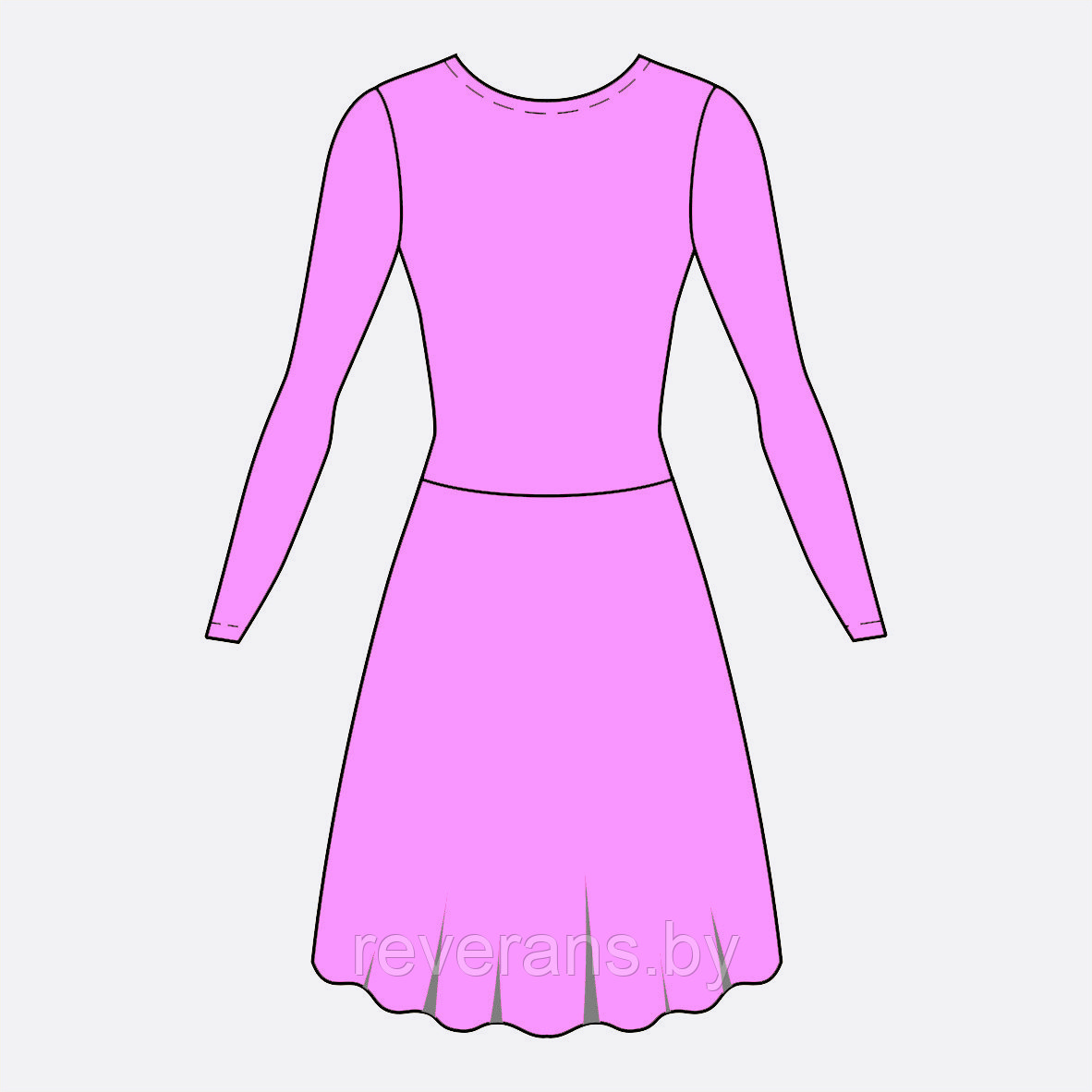 Рейтинговое платье, арт. 71-1044 - фото 5 - id-p58254702