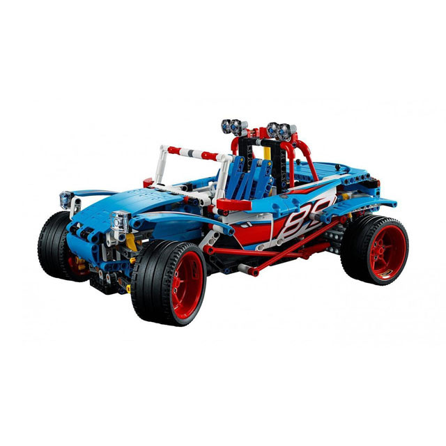 Конструктор Decool 3377 Гоночный автомобиль 2в1 (аналог Lego Technic 42077) 1005 деталей - фото 4 - id-p100260414