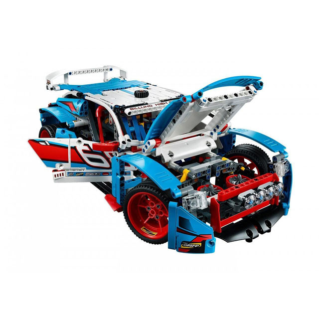 Конструктор Decool 3377 Гоночный автомобиль 2в1 (аналог Lego Technic 42077) 1005 деталей - фото 5 - id-p100260414