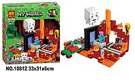 Детский конструктор BELA Майнкрафт Портал в подземелье 10812, аналог Лего Lego Minecraft 21143