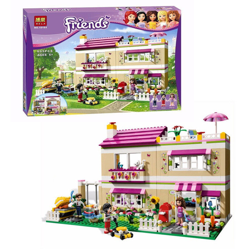 10164 Конструктор Bela Friends "В гостях у Оливии" 695 деталей, аналог Lego Friends 3315