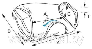 Подушка для сидения стабилизирующая таз с межбедренным клином BodyMap A + Под заказ - фото 5 - id-p100260986