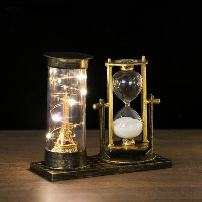 Песочные часы «Париж» с подсветкой цвет: микс - фото 1 - id-p100261187