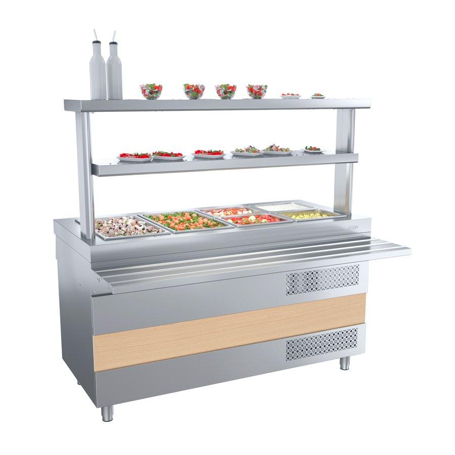 Холодильный стол Атеси Ривьера ОС-1500-02-О без полок - фото 1 - id-p100268377