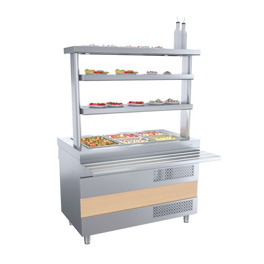 Холодильный стол Атеси Ривьера ОС-1500-02-О без полок - фото 7 - id-p100268377