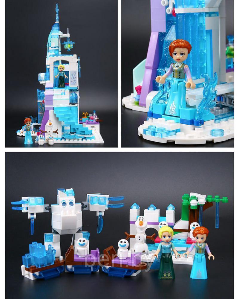 10664 Конструктор Bela Frozen "Волшебный ледяной замок Эльзы" 709 деталей, аналог Lego Frozen 41148 - фото 5 - id-p100290233