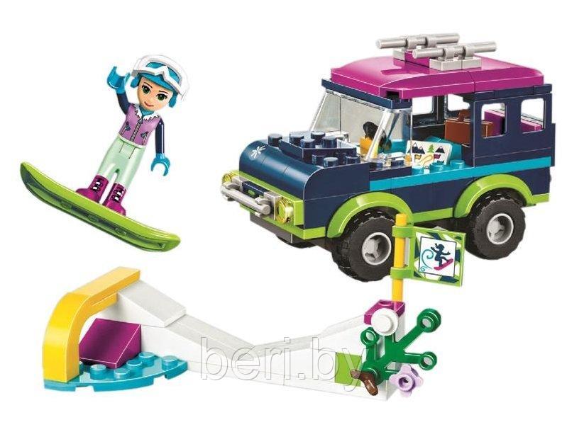 10728 Конструктор Bela Friends "Горнолыжный курорт. Внедорожник" 144 детали, аналог Lego Friends 41321 - фото 3 - id-p100291595