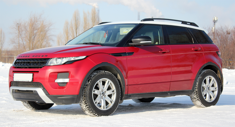 Рейлинги LAND ROVER RANGE ROVER EVOQUE - полимер черный