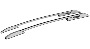 Рейлинги LAND ROVER RANGE ROVER EVOQUE - серый пластик