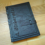 Именной кожаный ежедневник с выпуклыми Фамилией и Инициалами под заказ Арт. 4-502, фото 3