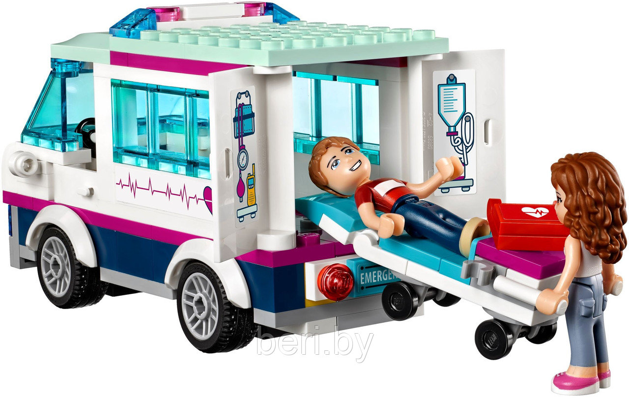 10761 Конструктор Bela Friends "Клиника Хартлейк Сити" 887 деталей, аналог Lego Friends 41318 - фото 4 - id-p100304413