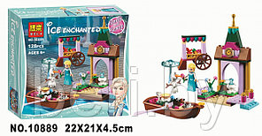 10889 Конструктор Bela Frozen "Приключения Эльзы на рынке" 128 деталей, аналог Lego Frozen 41155