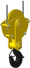 Крюковые подвески к электроталям г/п 5,0тн, ф каната, мм-16,0