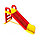 0140/03 Горка детская пластиковая DOLONI Весёлый спуск Долони,  сине-желтая, спуск детский, фото 5