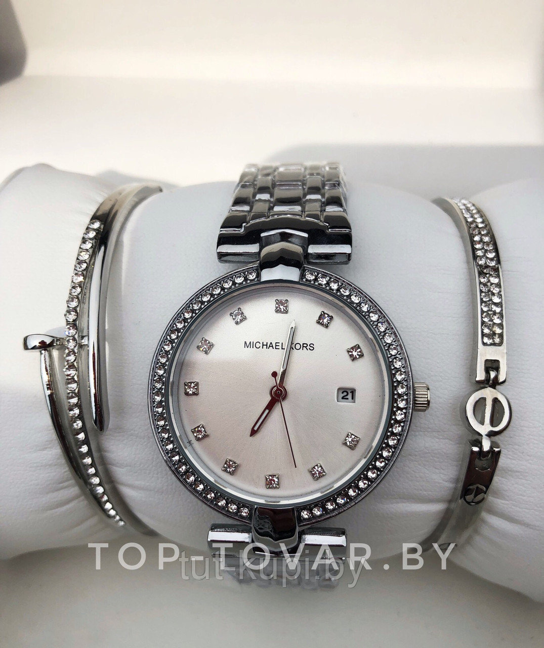 Женские часы Michael Kors MK-1066 (комплект) - фото 1 - id-p100337434
