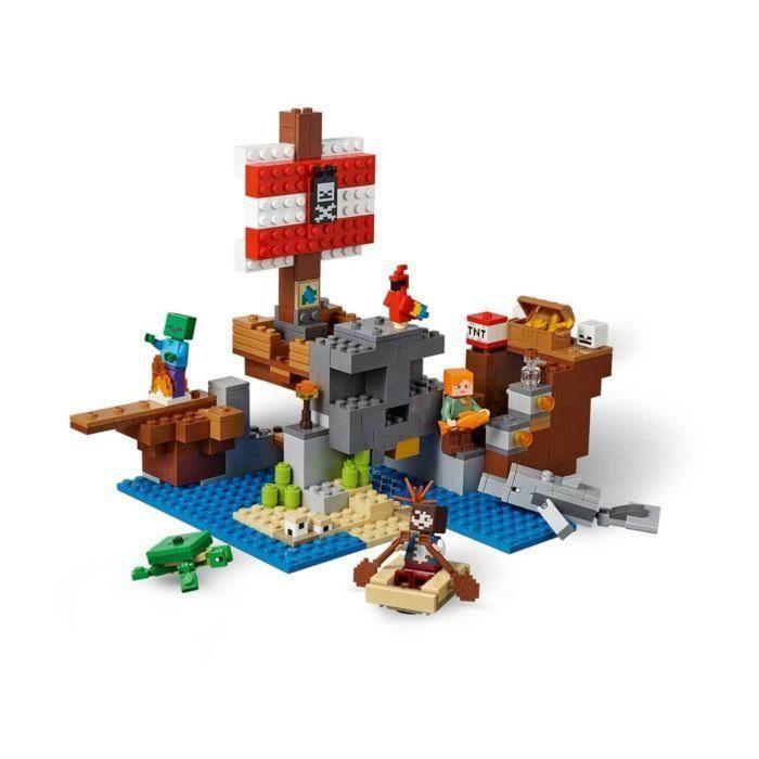 Конструктор Bela 11170 Приключения на пиратском корабле аналог Lego Minecraft 21152 s d h - фото 2 - id-p100350055