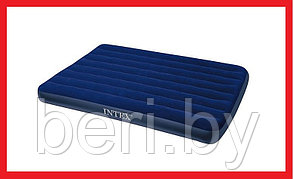 INTEX 68759 Матрас надувной "Classic Downy Bed" (203х152х22 см), двуспальный, интекс