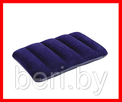 INTEX 68672 Надувная подушка (43х28х9 см) флокированная, одноместная, интекс