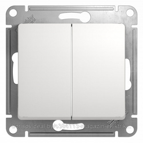 Переключатель 2-клавишный GSL000165 Schneider Electric Glossa