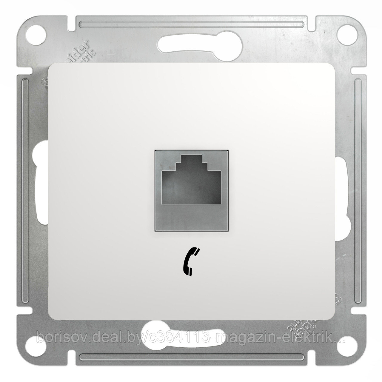 Розетка телефонная GSL000181T Schneider Electric Glossa