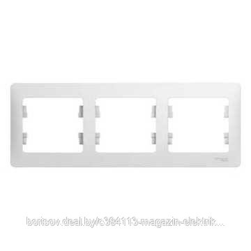 Рамка на 3 поста горизонтальная, GSL000103 Schneider Electric Glossa