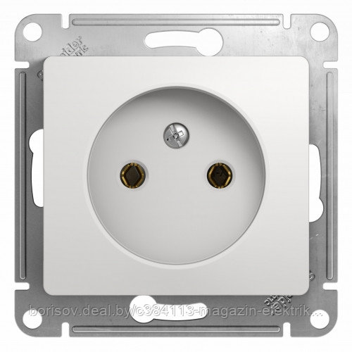 Розетка без заземления без шторок, GSL000141 Schneider Electric Glossa