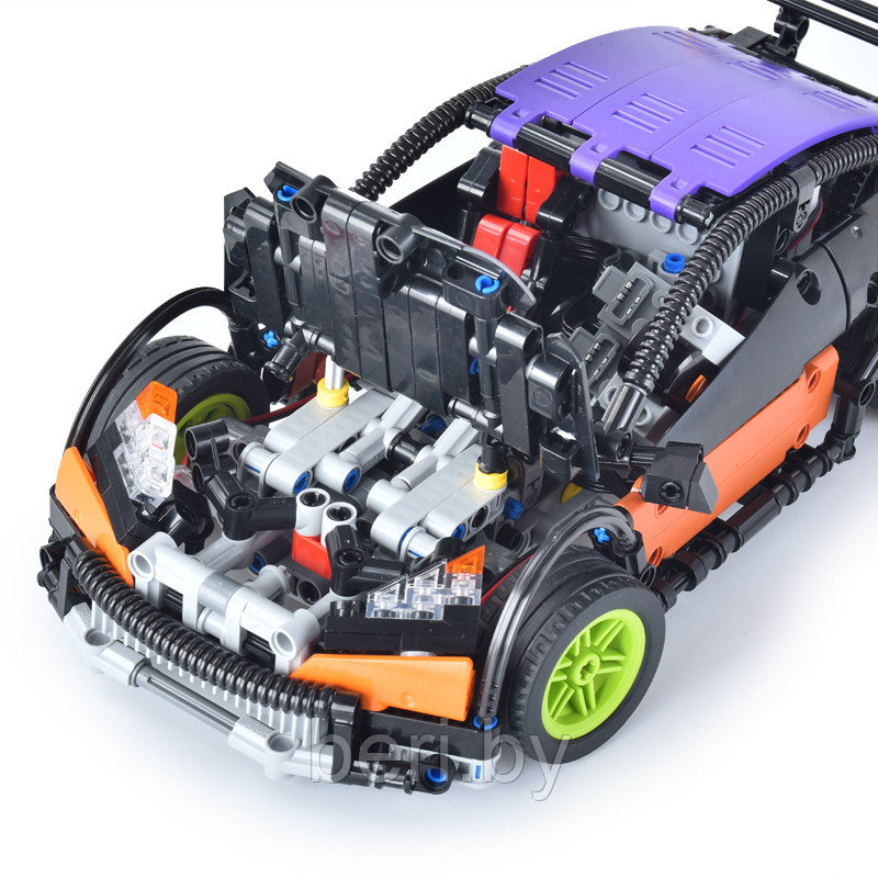 20053 Конструктор Lepin "Hatchback Type R" 640 деталей на радиоуправлении аналог Lego MOC-6604 - фото 4 - id-p100372239