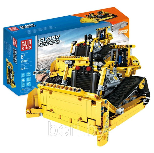 13015 Конструктор "Бульдозер" 535 деталей на управлении аналог Lego Technik
