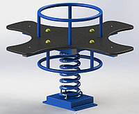 EDIO-156 Качалка на пружине 4-х местная