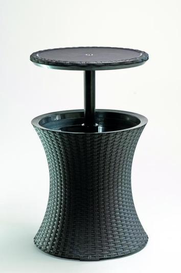 Стол-холодильник  Cool Bar Rattan, графит