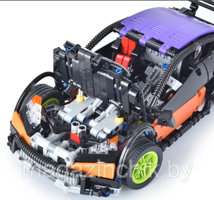 Конструктор на р/у Hatchback Type R, свет, Lepin 20053, аналог Лего Техник - фото 7 - id-p100379697