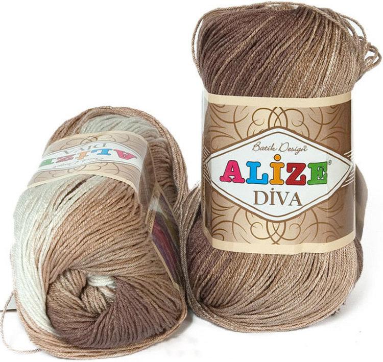 Пряжа Alize Diva batik (Ализе Дива батик)