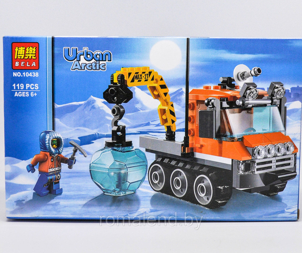 Конструктор Lego City Urban Arctic: Вездеход (10438) - фото 5 - id-p100380124